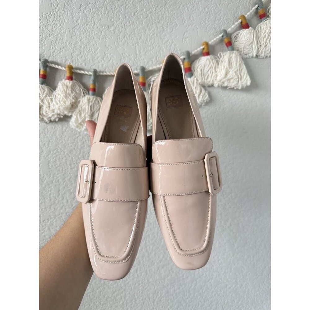 Louise Et Cie Espen Leather Buckle Apron Toe Loafer Pink Career Wear Office 10
